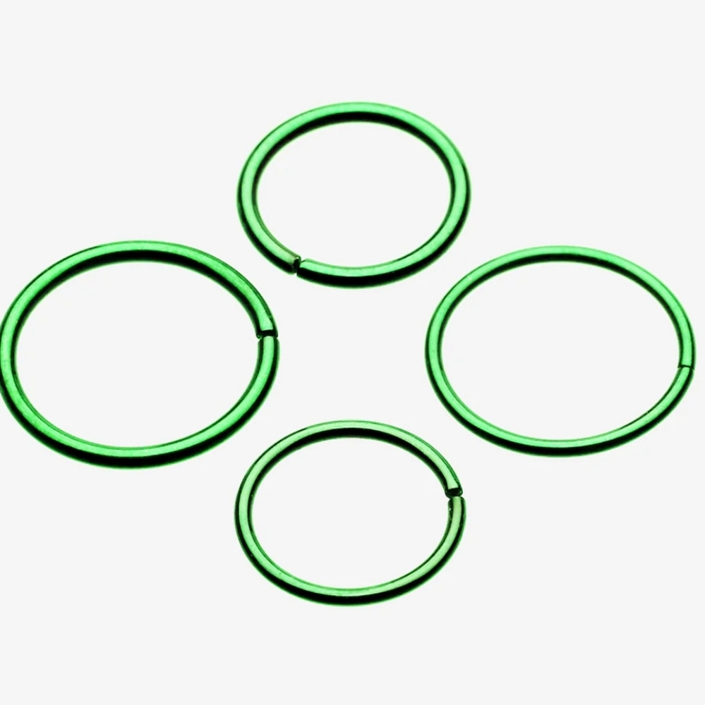 Nose Hoop Rings Set